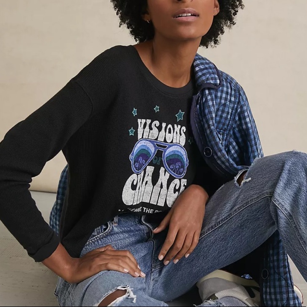 NWT Anthropologie Revolution LS Tee